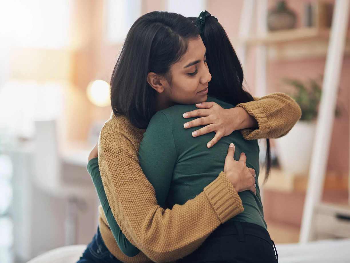 People hugging